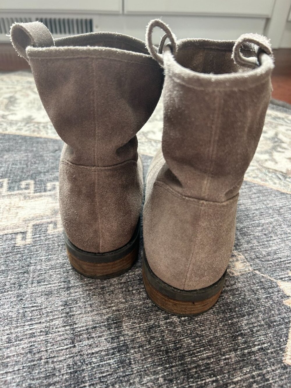 Sole Society Gray Suede Booties Size 8.5 EUC - Picture 6 of 7